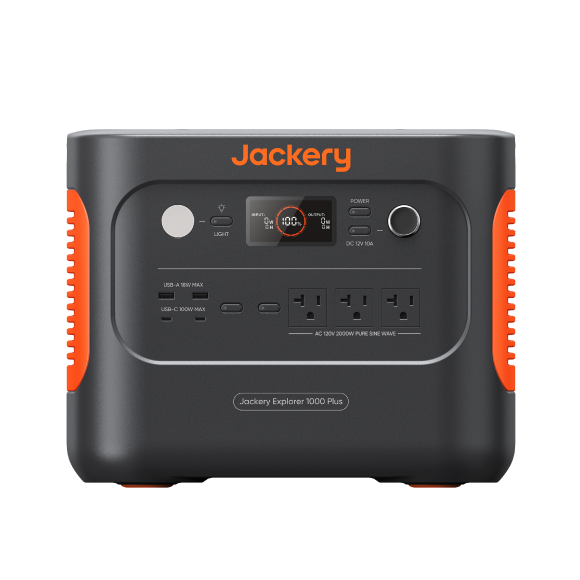 Portable Power Station 1264Wh with Solar Charging | Jackery Explorer 1000 Plus (Refurbished)