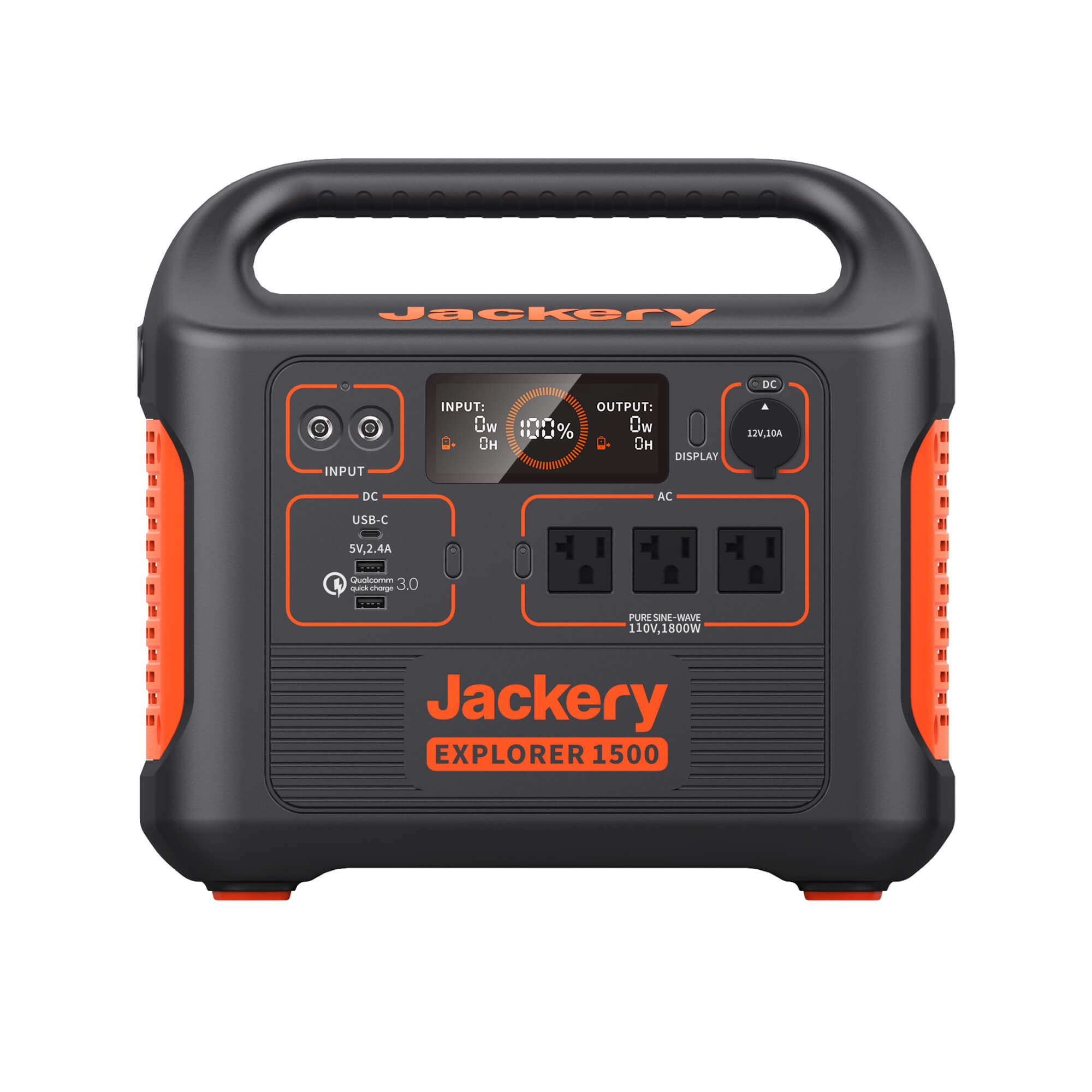1534Wh Portable Power Station with 1800W AC Output | Jackery Explorer 1500