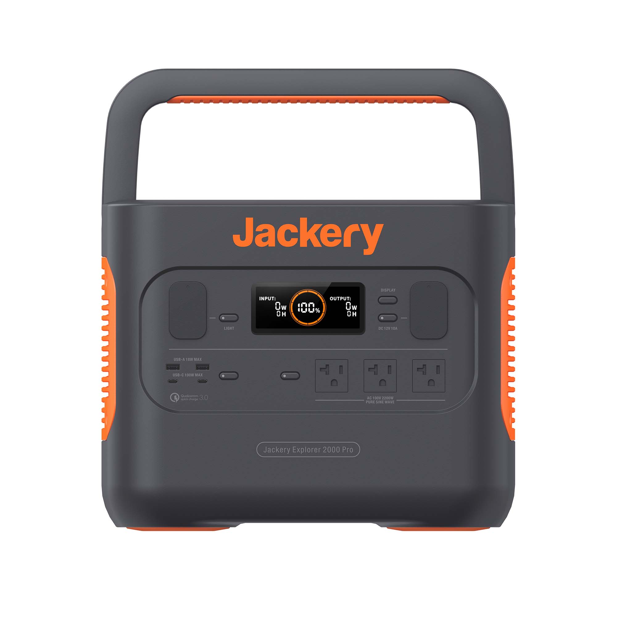 Refurbished Portable Power Station 2160Wh for Camping & Emergencies | Jackery Explorer 2000 Pro