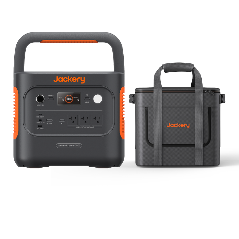 Portable Power Station 2042Wh for Emergencies & Camping | Jackery Explorer 2000 v2