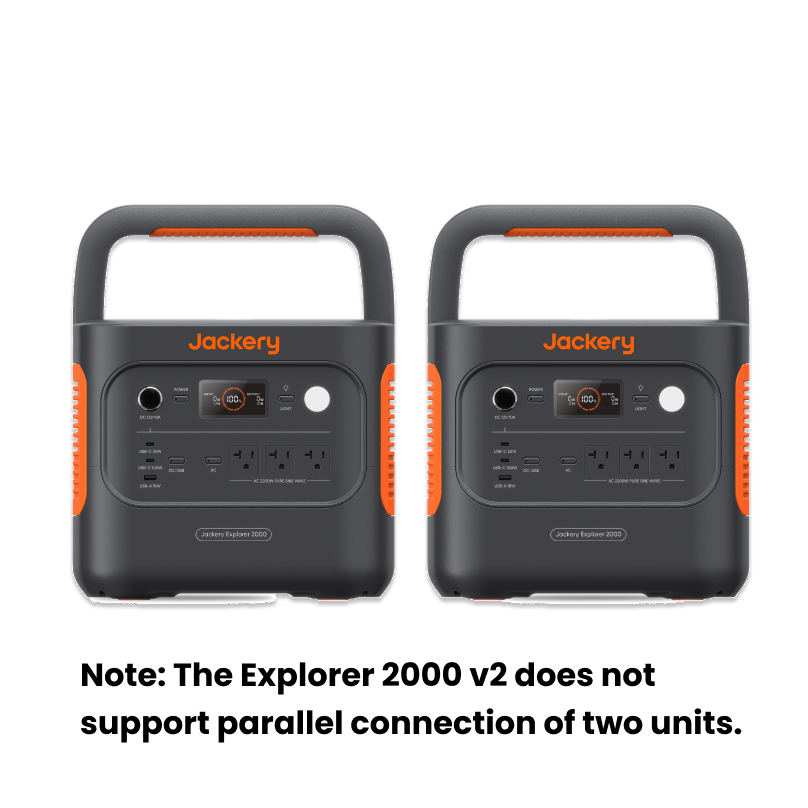Portable Power Station 2042Wh for Emergencies & Camping | Jackery Explorer 2000 v2
