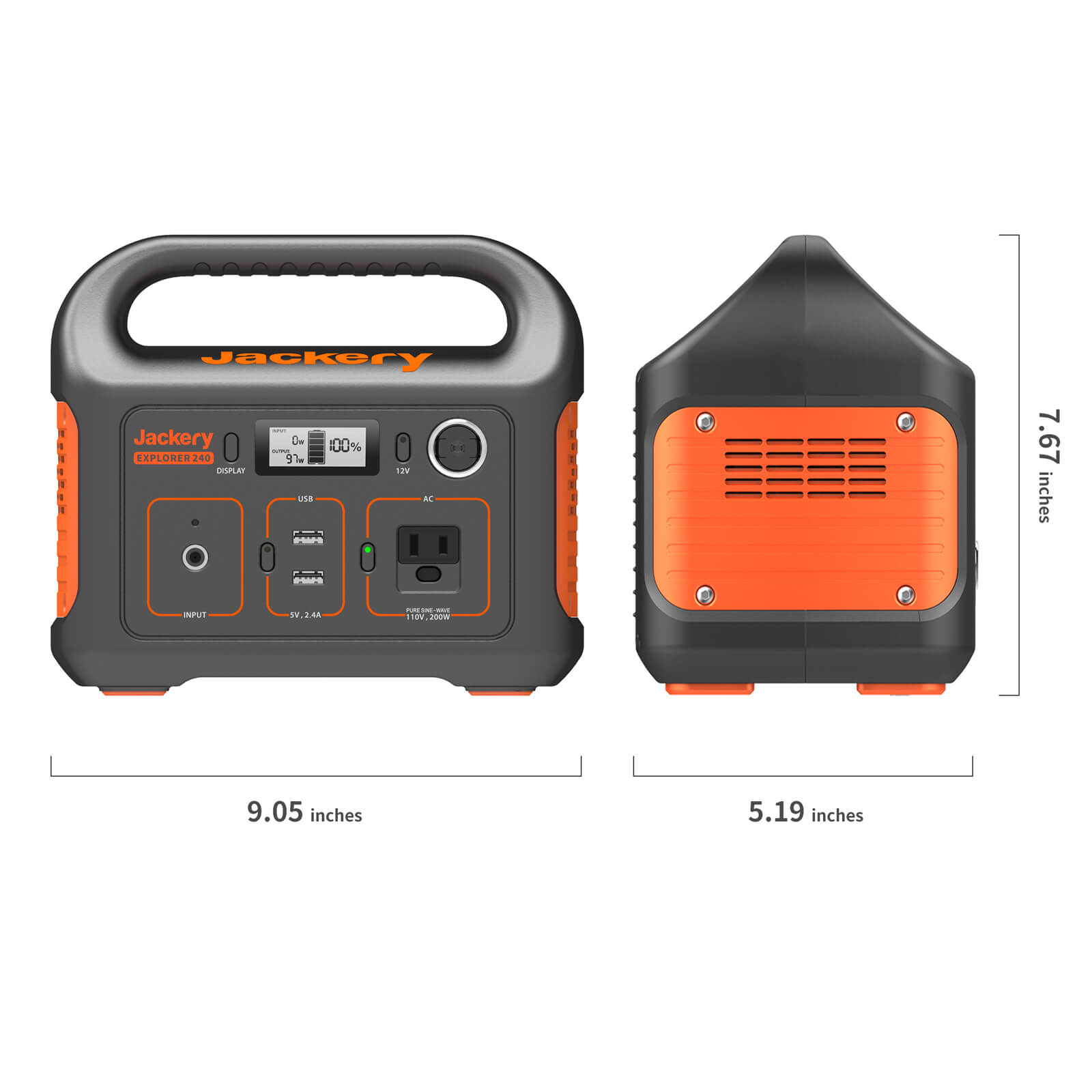 Portable Power Station 240Wh with AC Outlet & Fast Charging | Jackery Explorer 240