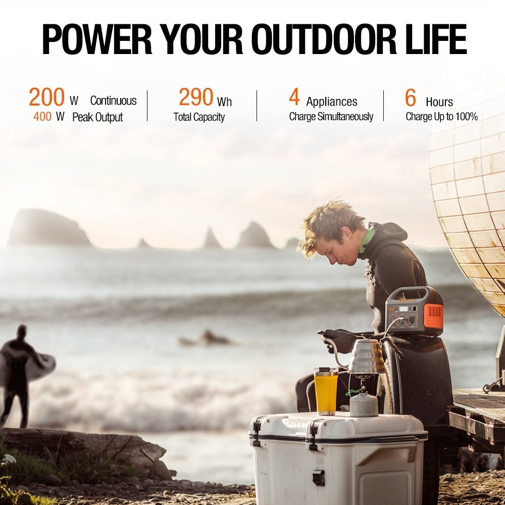 Refurbished Portable Power Station 290W for Camping & Emergencies | Jackery Explorer