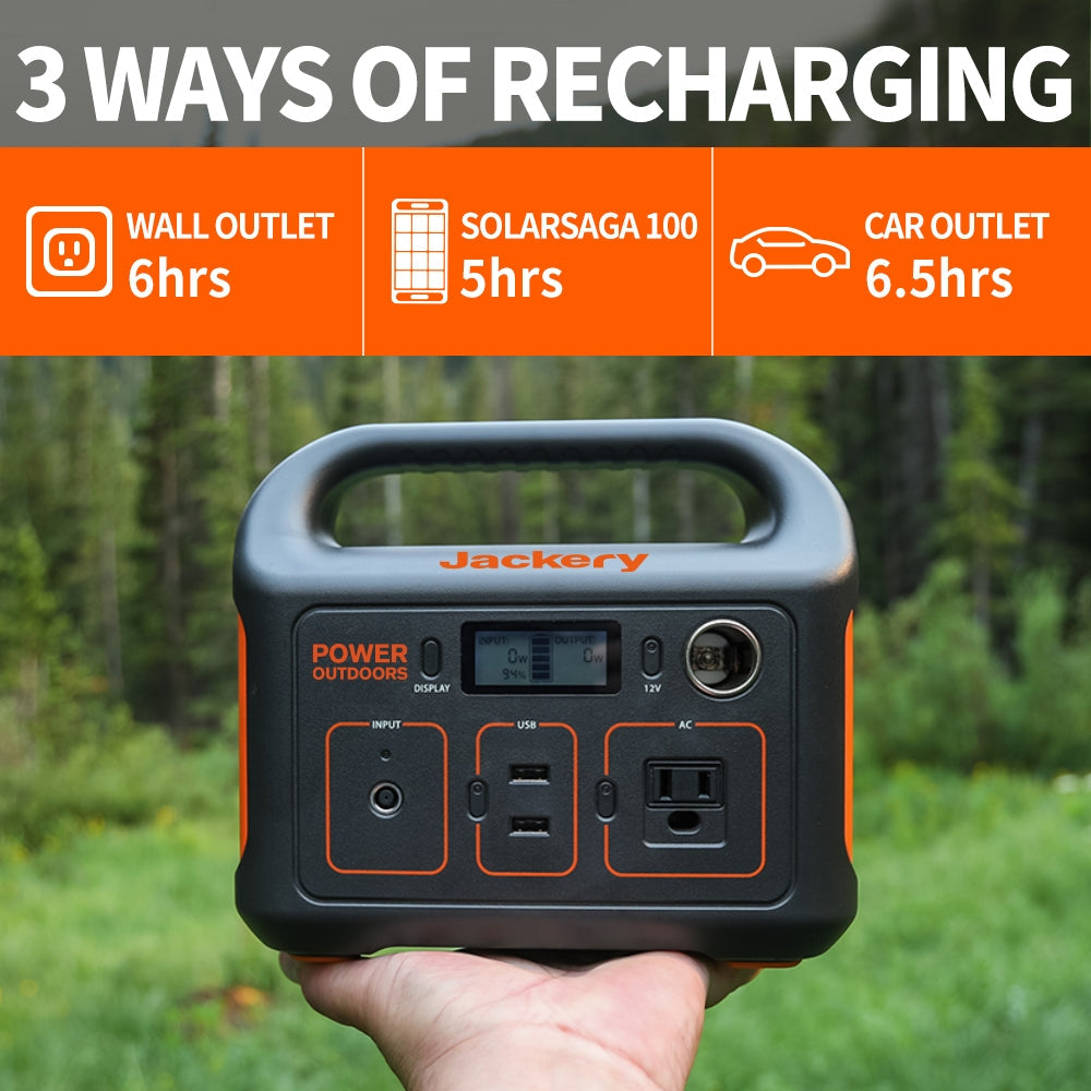 Refurbished Portable Power Station 290W for Camping & Emergencies | Jackery Explorer