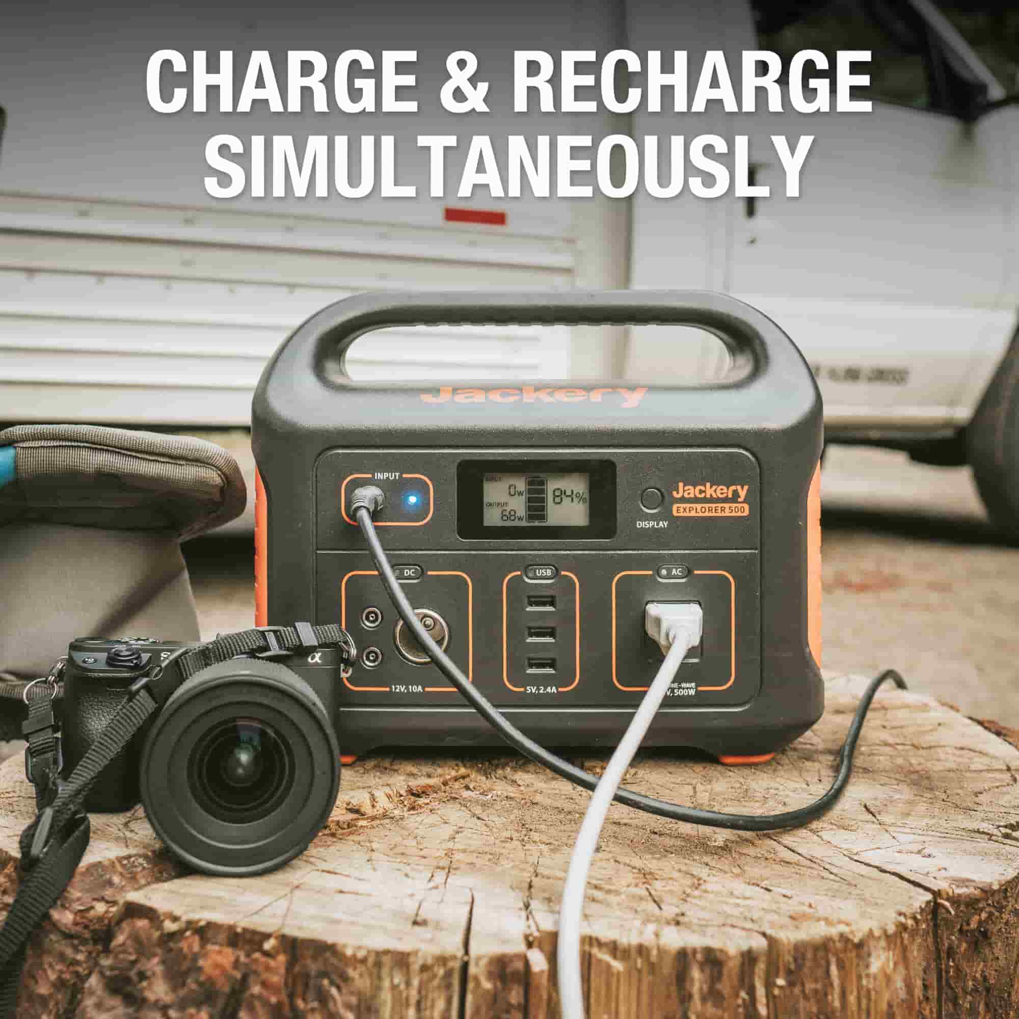 Refurbished Portable Power Station 500W for Camping & Emergencies | Jackery Explorer 500