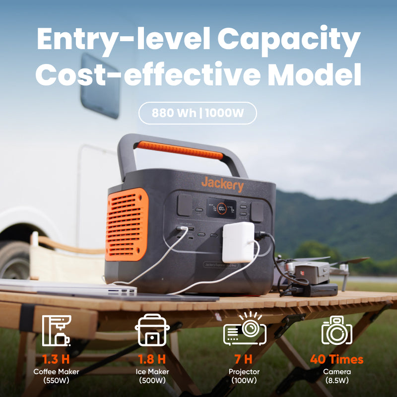 880Wh Portable Power Station with Fast Charging | Jackery Explorer 880 Pro