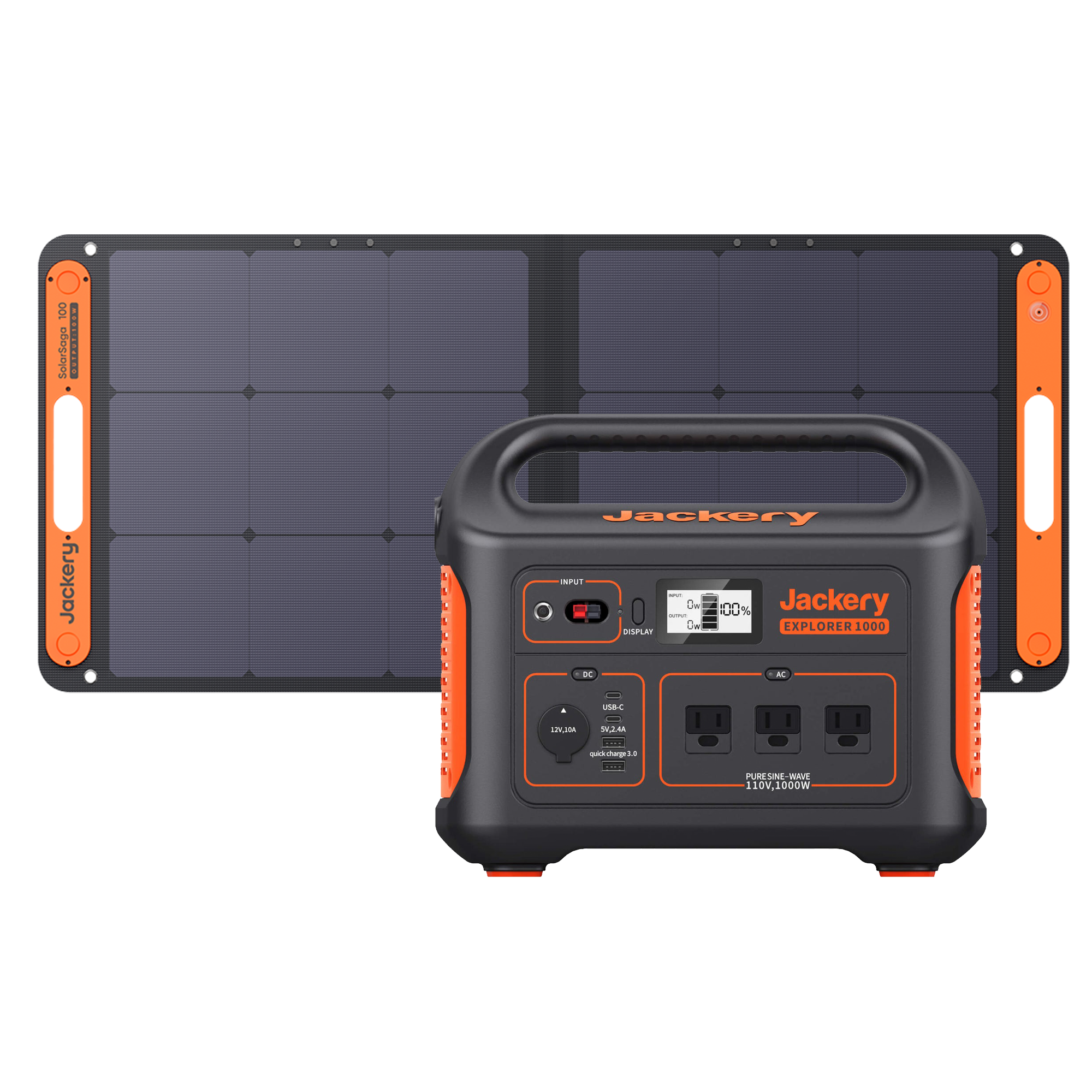 Portable Solar Generator 1000W with Pure Sine Wave | Jackery 1000