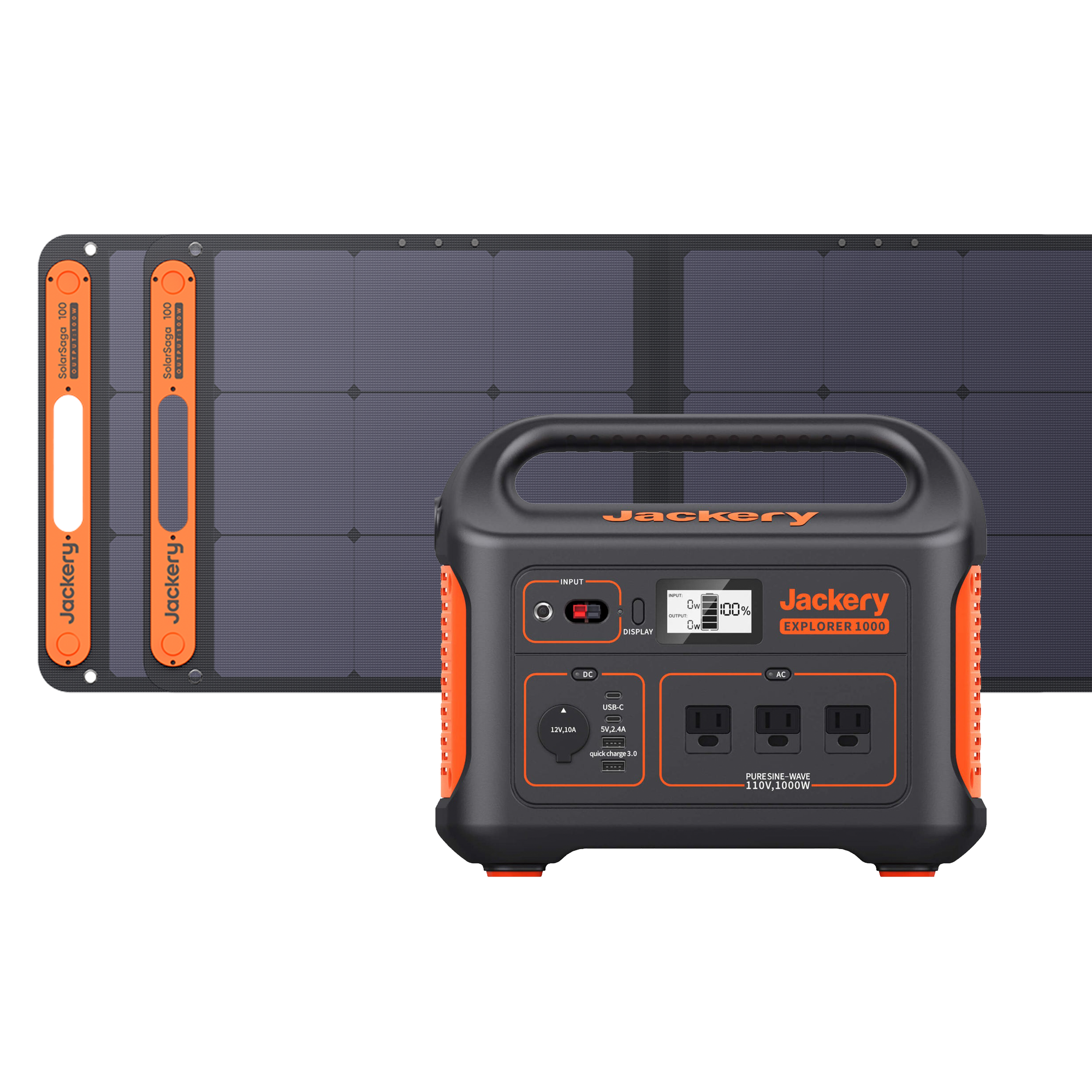 Portable Solar Generator 1000W with Pure Sine Wave | Jackery 1000