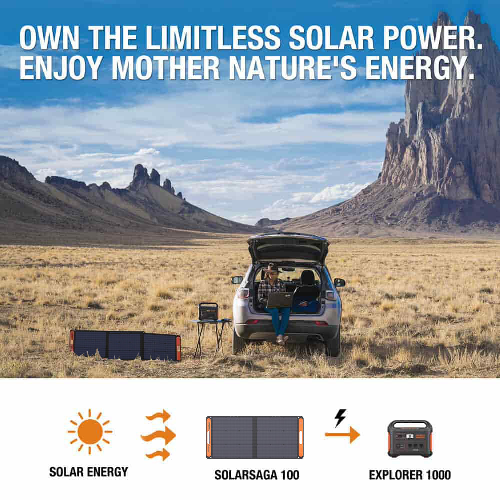 Portable Solar Generator 1000W with Pure Sine Wave | Jackery 1000