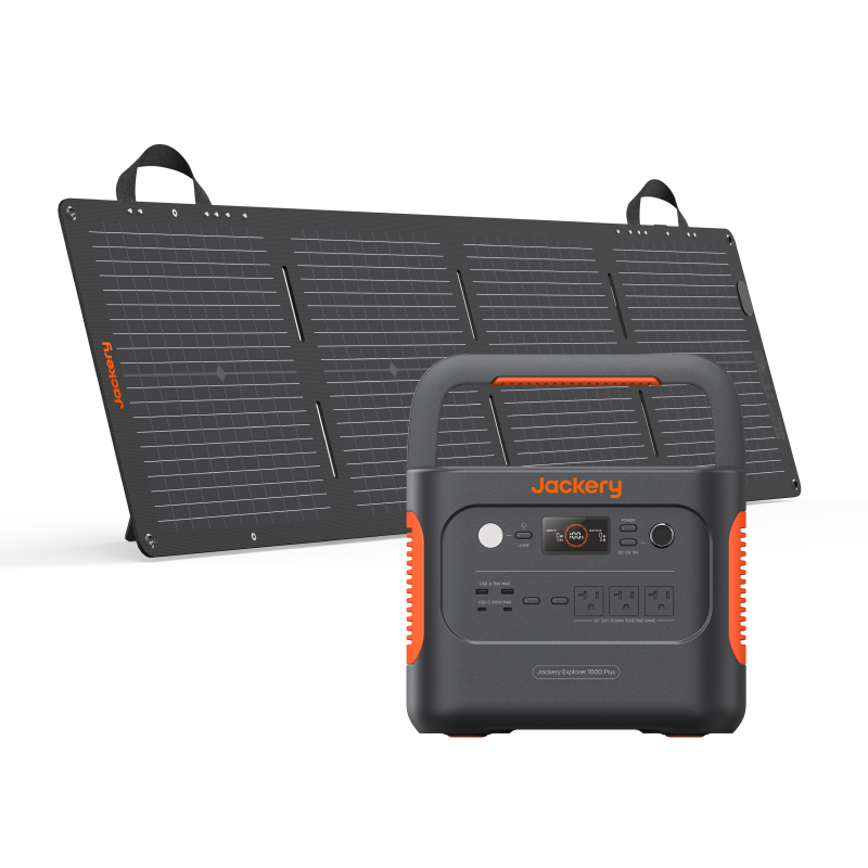 Portable Solar Generator 1264Wh with LiFePO4 Battery | Jackery 1000 Plus (Refurbished)