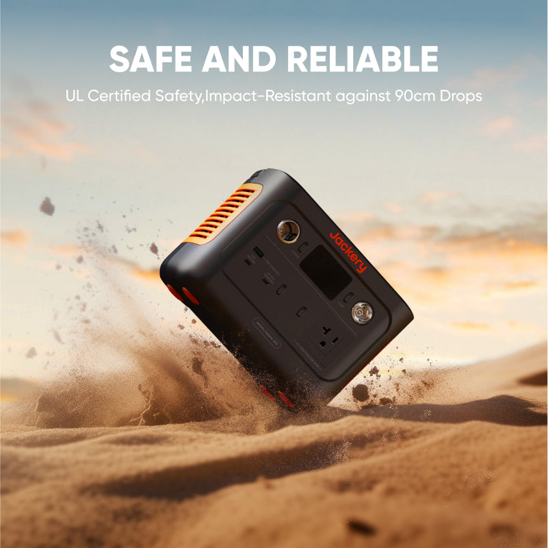 Portable Power Station with Solar Panel & Fast Charging | Jackery 240 v2 (Refurbished)