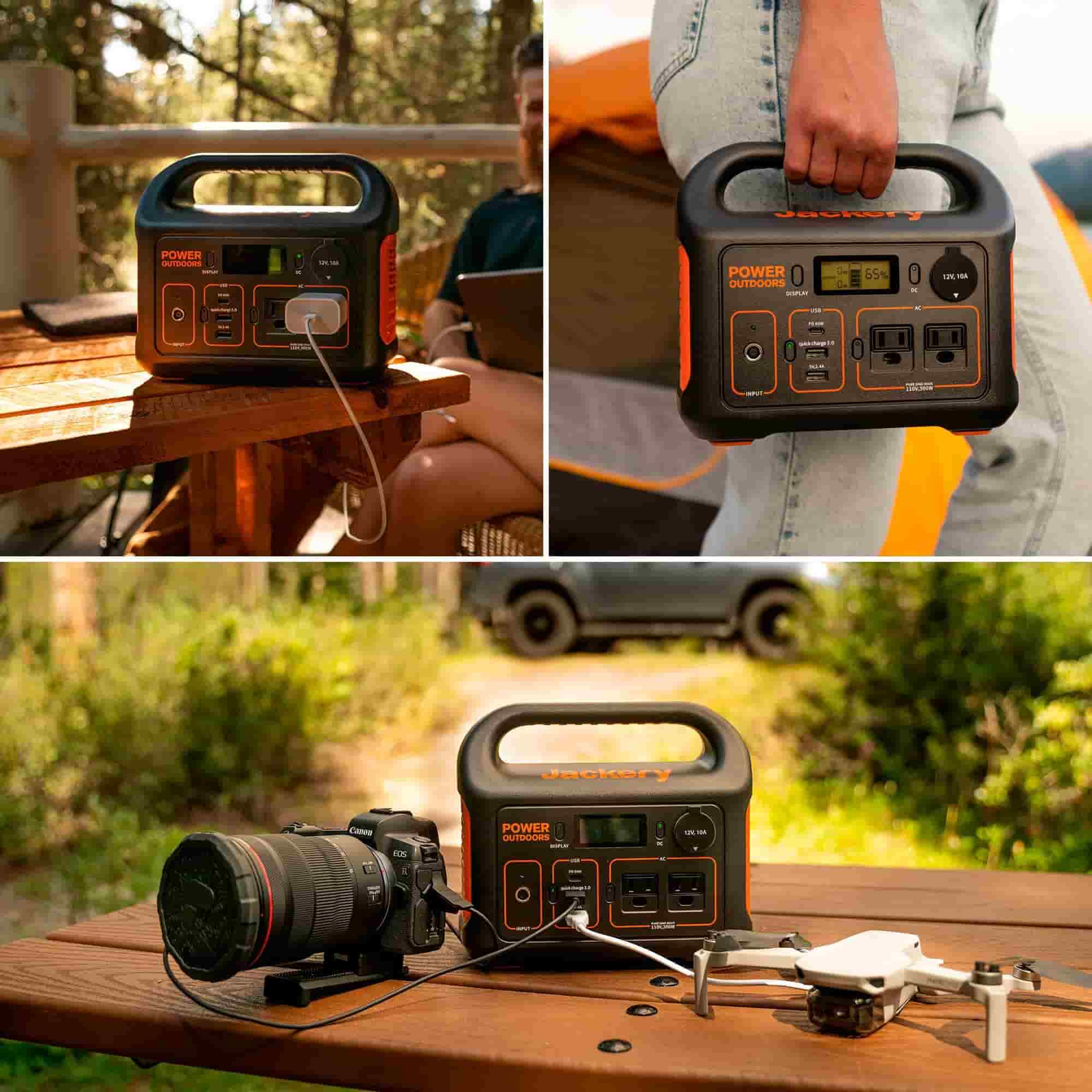 Portable Solar Generator 293Wh for Camping & Outdoors | Jackery 300