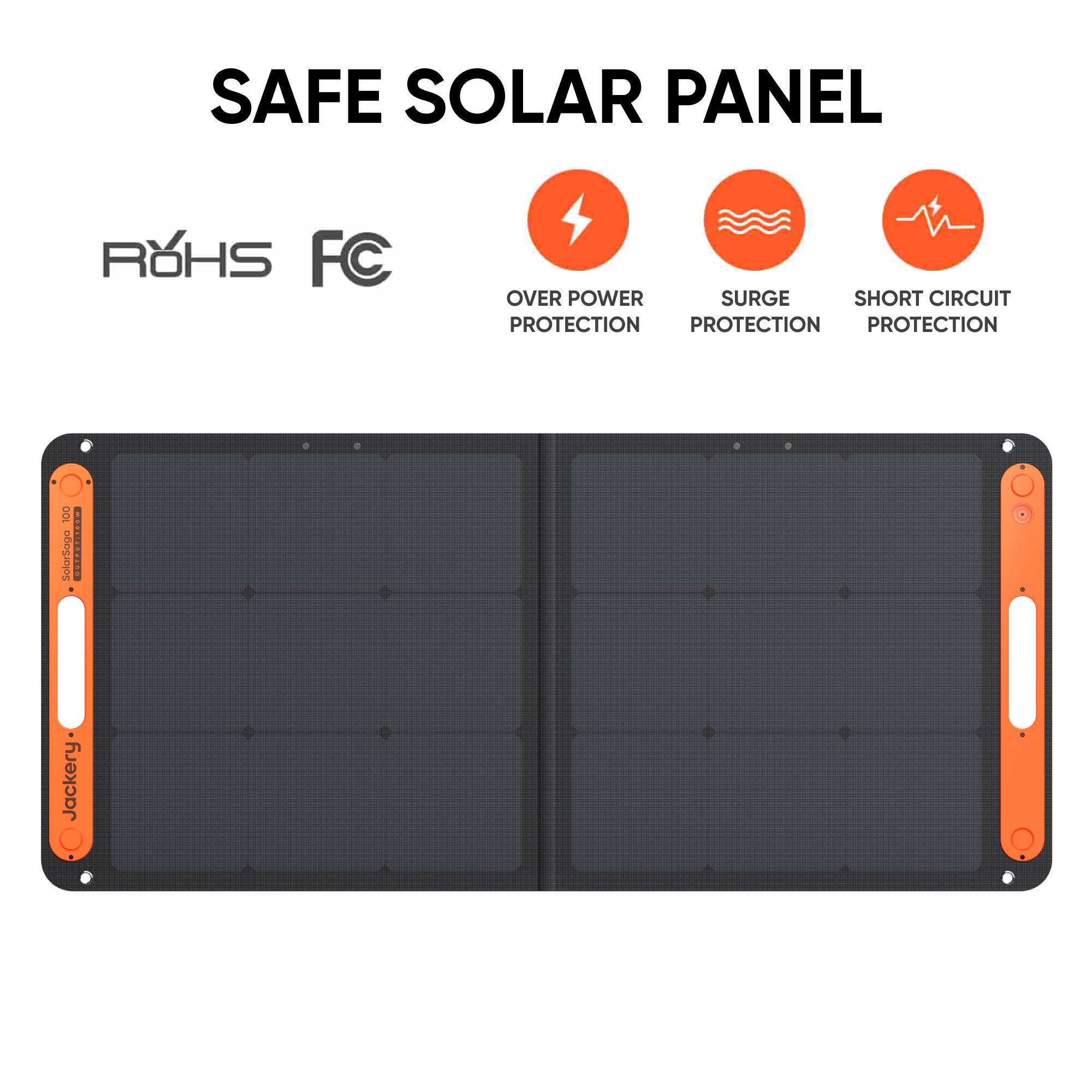 Foldable 100W Solar Panel for Camping & Off-Grid | Jackery SolarSaga