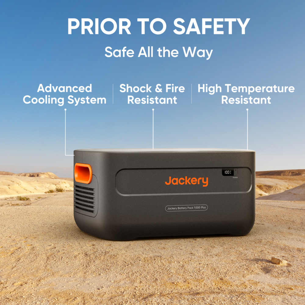 1264Wh LiFePO4 Battery Pack for Jackery Explorer 1000 Plus | 4000 Cycles