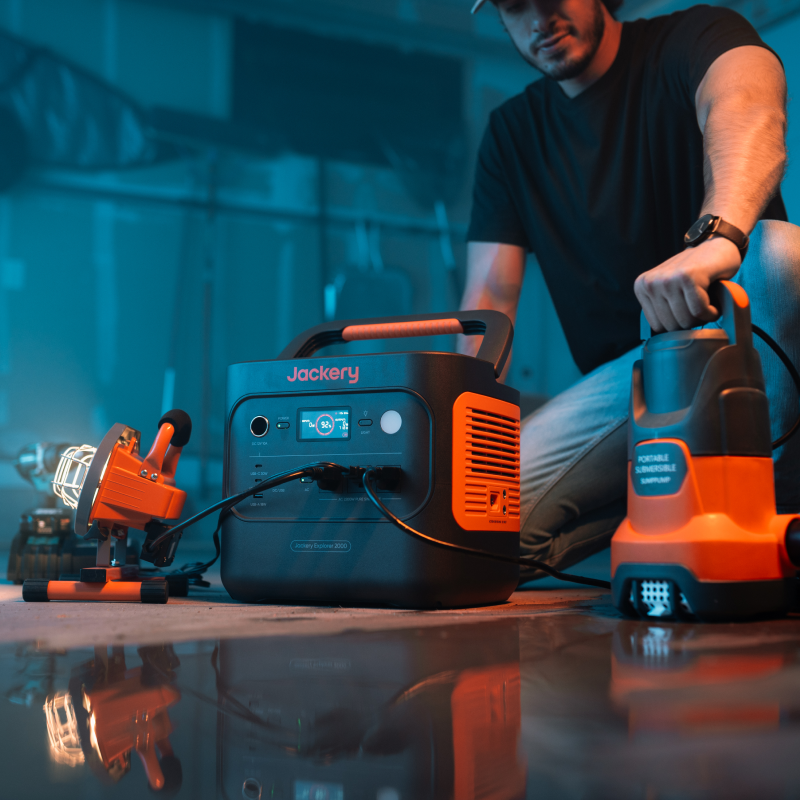 Portable Power Station 2042Wh with LiFePO4 Battery & UPS Backup | Explorer 2000 v2