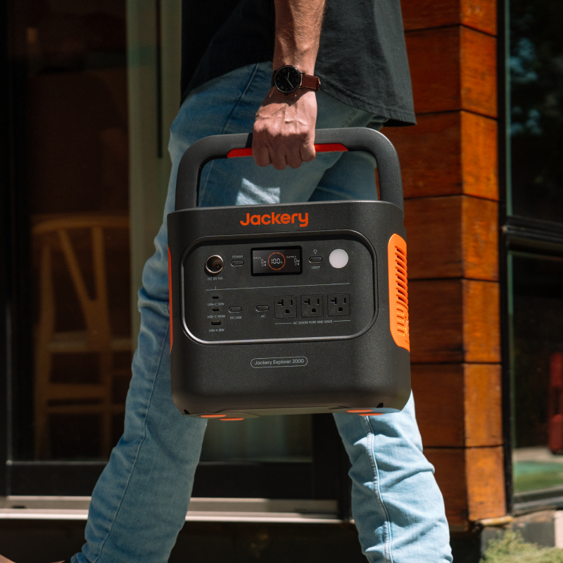 Portable Power Station 2042Wh with LiFePO4 Battery & UPS Backup | Explorer 2000 v2