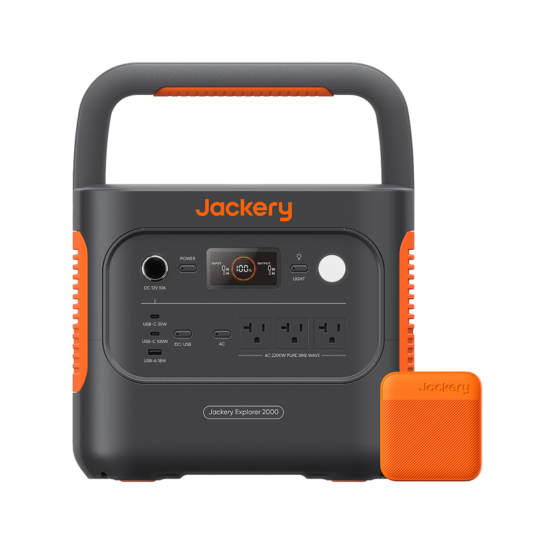Portable Power Station 2042Wh with LiFePO4 Battery & UPS Backup | Explorer 2000 v2