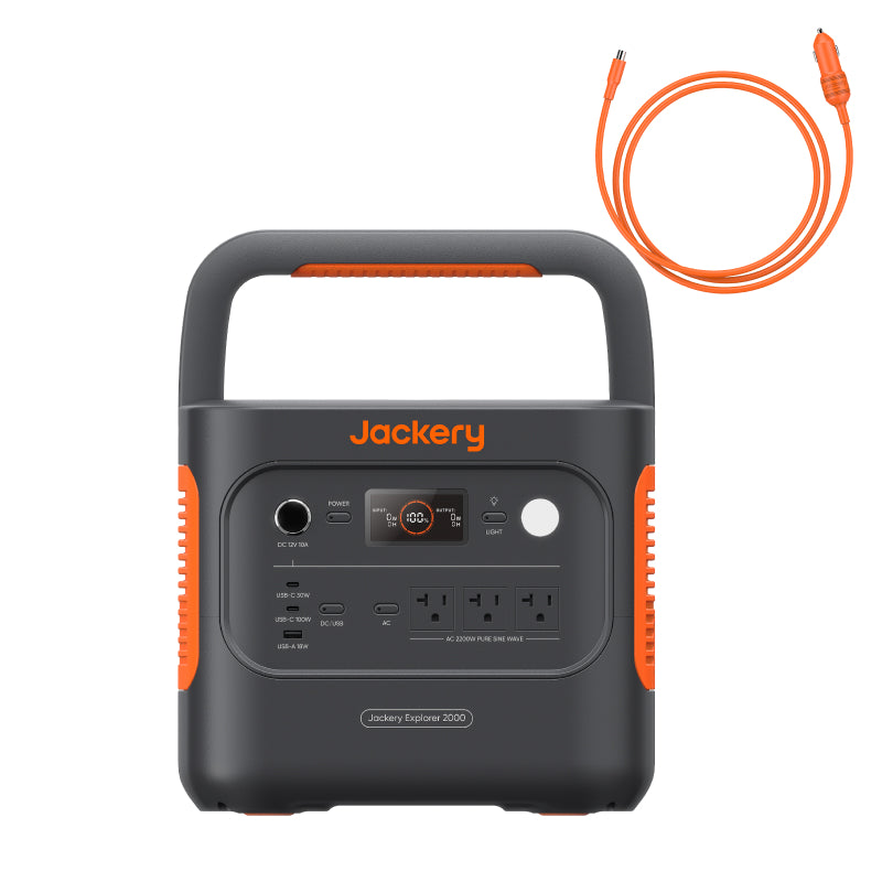 Portable Power Station 2042Wh with LiFePO4 Battery & UPS Backup | Explorer 2000 v2