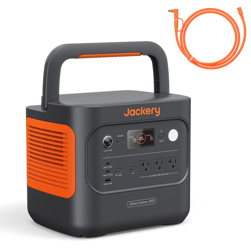 Portable Power Station 2042Wh with LiFePO4 Battery & UPS Backup | Explorer 2000 v2