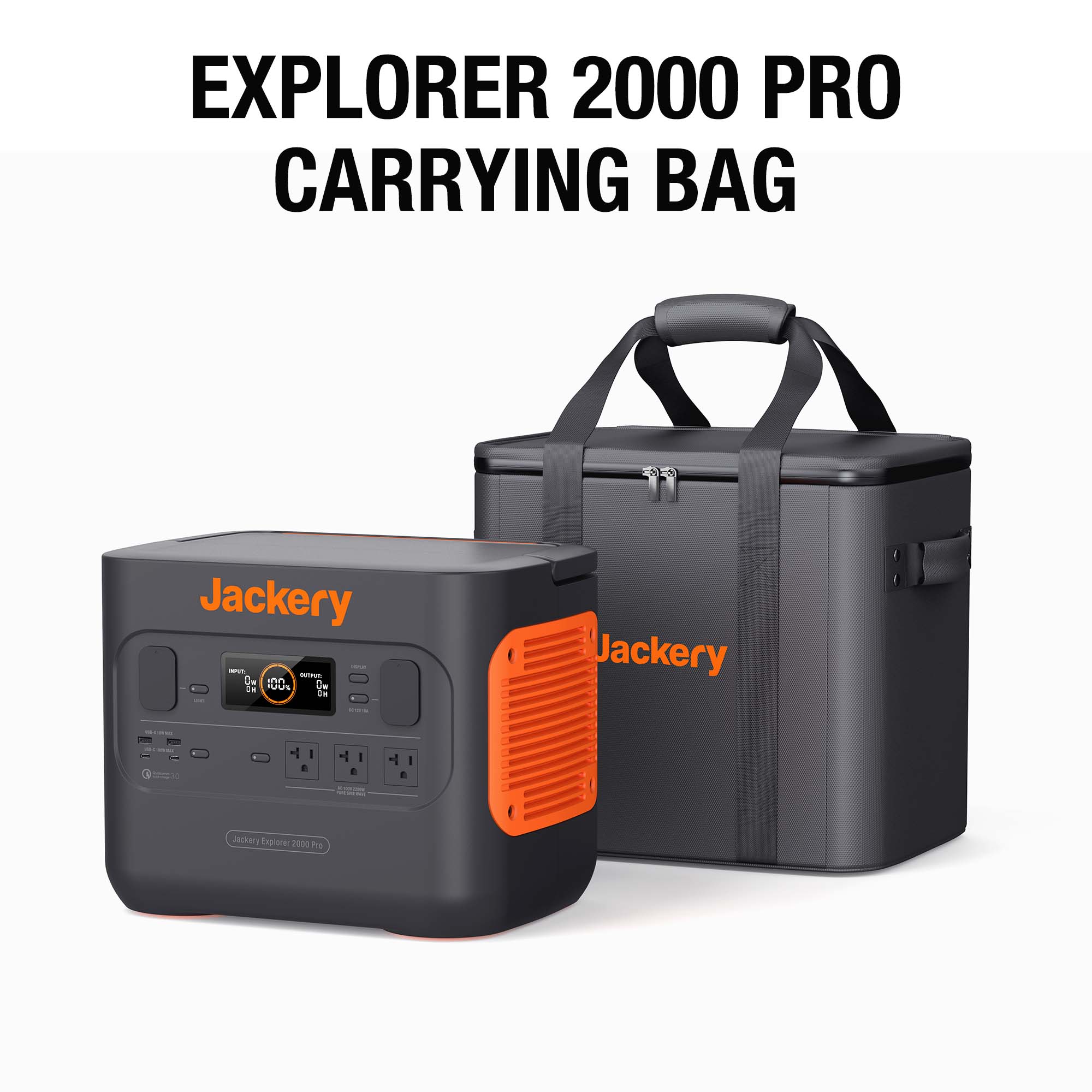 Portable Power Station Carrying Case for Explorer 2000 Pro/1500 | Jackery